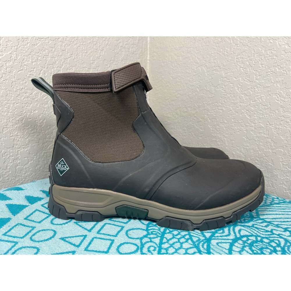 Muck Boot Company Apex Mid Zip Mens 14 Brown Waterproof All-Terrain Boots NWT